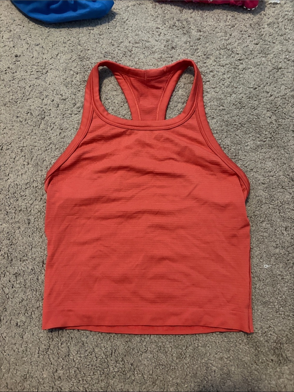 Lulu lemon cropped racerback tank top